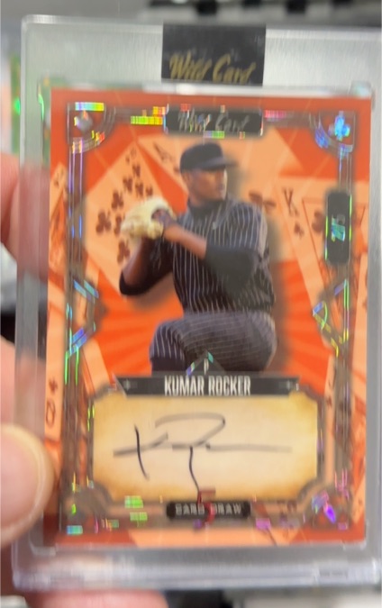 2023 Wild Card 5 Card Draw #Kumar Rocker — front