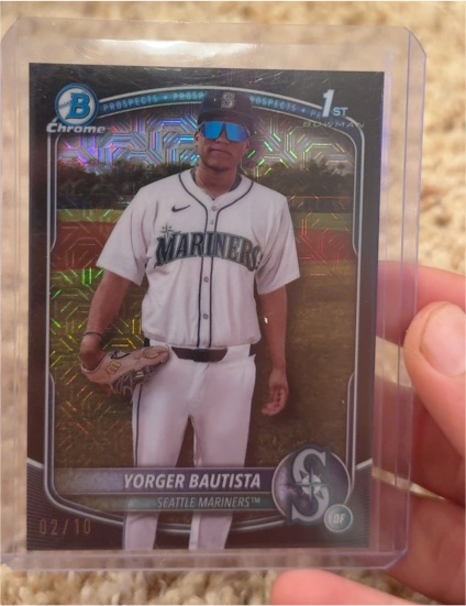 2025 Bowman Chrome #BCP-194 Yorger Bautista — front