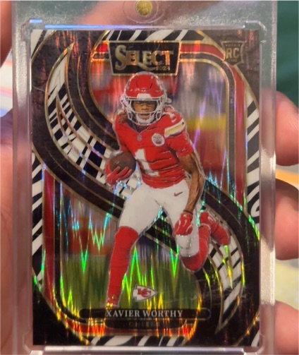 2024 Panini Select Premier Level #119 Xavier Worthy — front