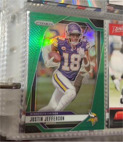 2024 Panini Prizm #187 Justin Jefferson — front