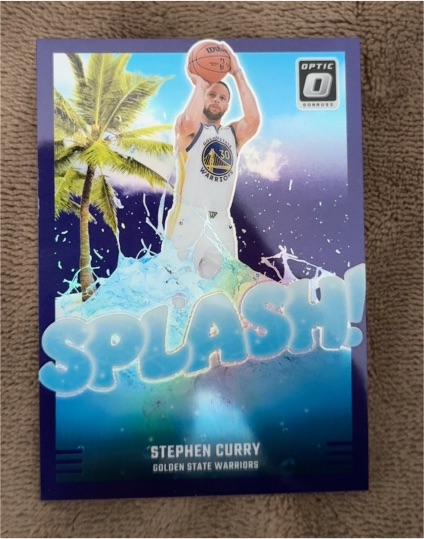 2024-25 Donruss Optic #2 Stephen Curry Splash! Purple — front