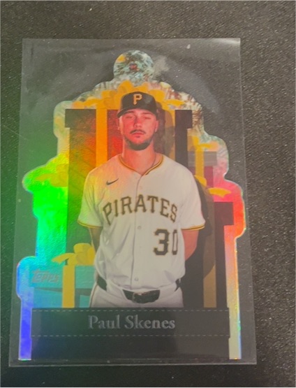 2025 Topps Holiday #PO-14 Paul Skenes Present Die Cut Ornament — front