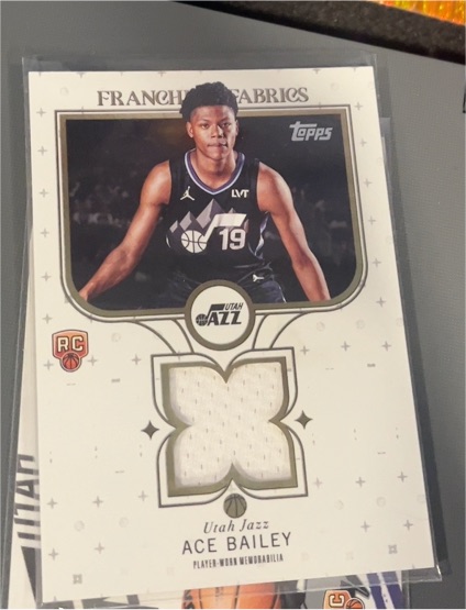 2025-26 Topps Franchise Fabrics #FF-AB Ace Bailey — front