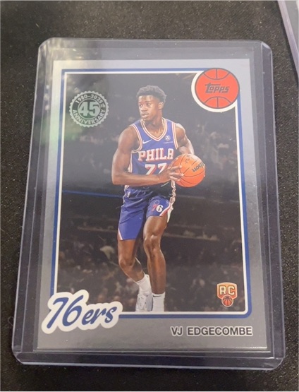 2025-26 Topps 45th Anniversary #80BK-96 VJ Edgecombe — front