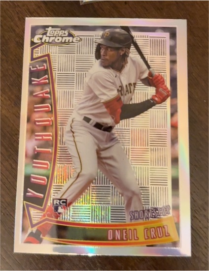 2022 Topps Chrome Sonic Youthquake #YQ-8 Oneil Cruz — front