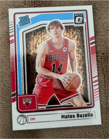 2024-25 Donruss Optic #271 Matas Buzelis — front