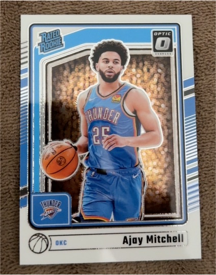 2024-25 Panini Donruss Optic #274 Ajay Mitchell — front