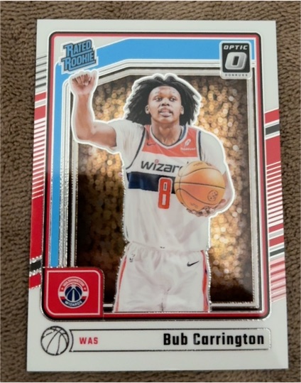 2024-25 Donruss Optic #273 Bub Carrington — front