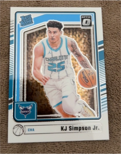 2024-25 Panini Donruss Optic #294 KJ Simpson Jr. — front