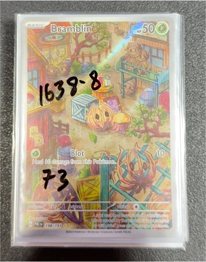 2023 Pokémon Paldea Evolved #198 Bramblin — front