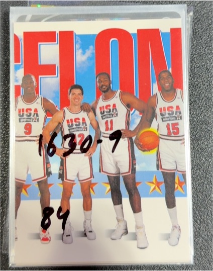 1991-92 SkyBox #545 Michael Jordan / John Stockton / Karl Malone / Magic Johnson — front