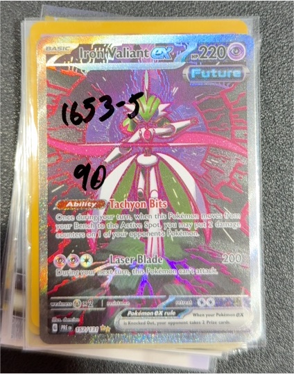2025 Pokémon Prismatic Evolutions #157 Iron Valiant ex — front
