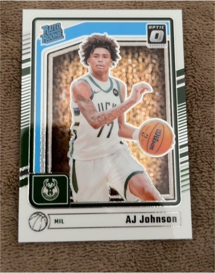 2024-25 Panini Donruss Optic #277 AJ Johnson — front