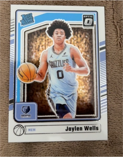 2024-25 Panini Donruss Optic #252 Jaylen Wells — front