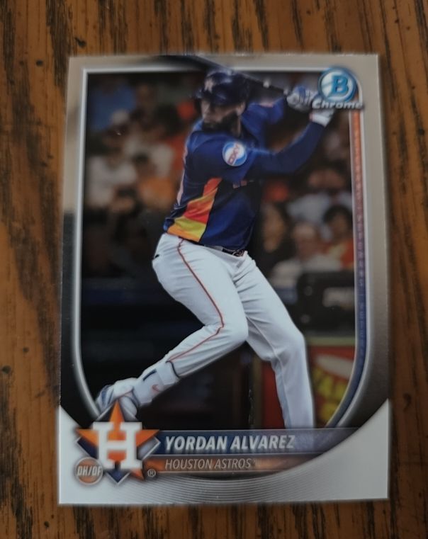 2025 Bowman Chrome #81 Yordan Alvarez — front