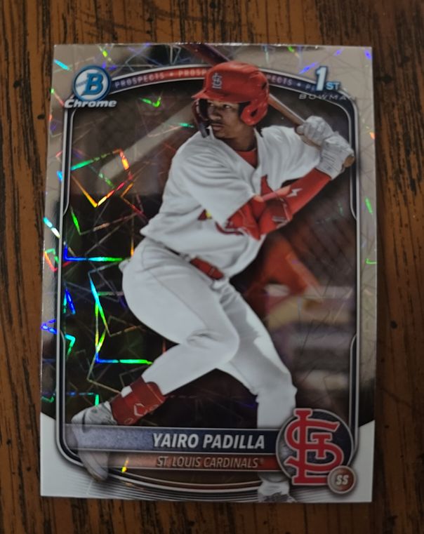 2025 Bowman Chrome #BCP-236 Yairo Padilla — front