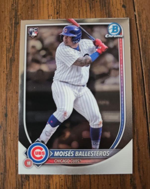 2025 Bowman Chrome #42 Moises Ballesteros — front