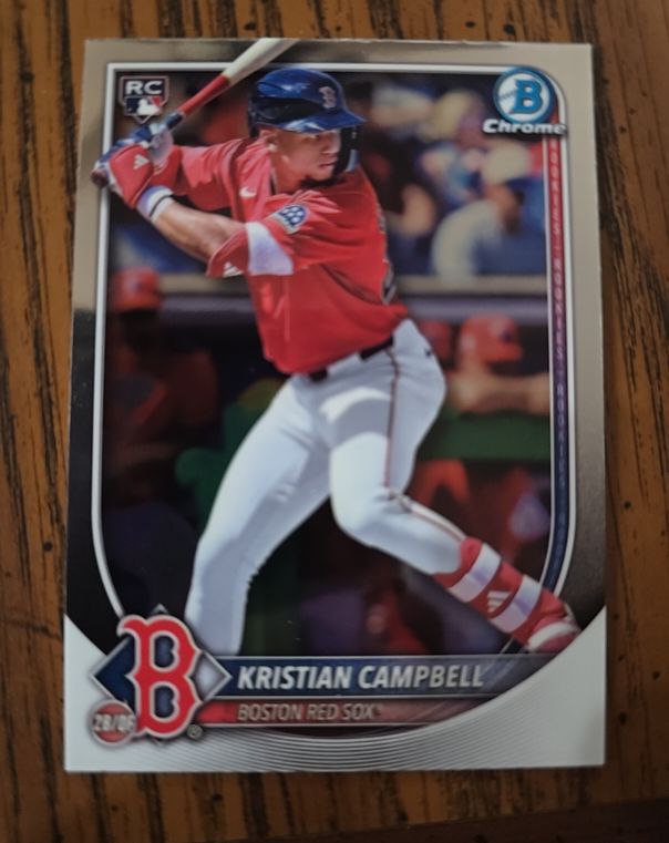 2025 Bowman Chrome #58 Kristian Campbell — front