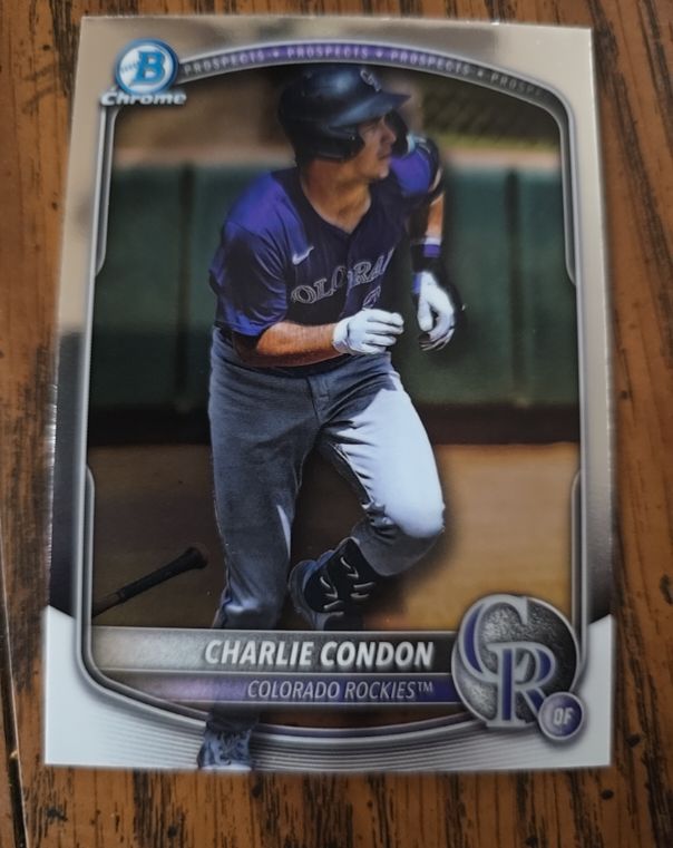 2025 Bowman Chrome #BCP-248 Charlie Condon — front