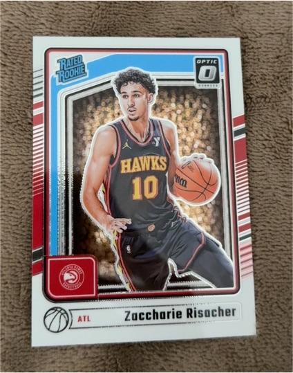 2024-25 Panini Donruss Optic #268 Zaccharie Risacher — front