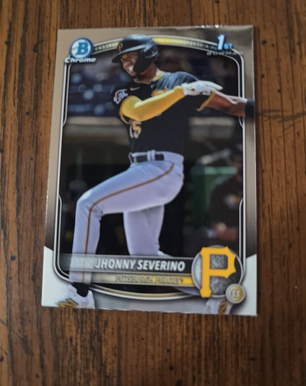 2025 Bowman Chrome #BCP-233 Jhonny Severino — front