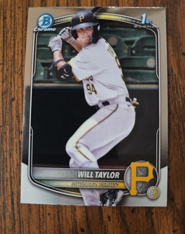 2025 Bowman Chrome #BCP-179 Will Taylor — front