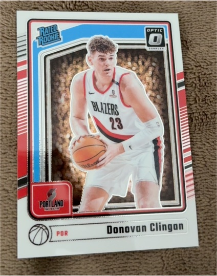 2024-25 Panini Donruss Optic #272 Donovan Clingan — front