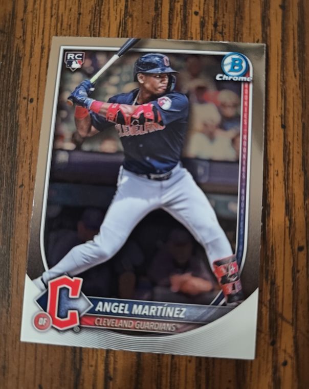 2025 Bowman Chrome #68 Angel Martinez — front