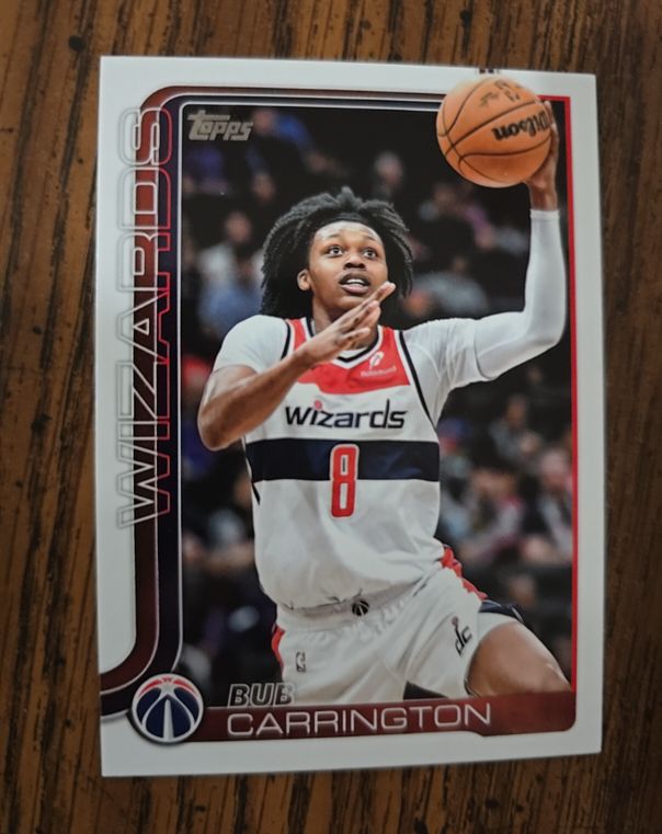 2025-26 Topps #97 Bub Carrington — front