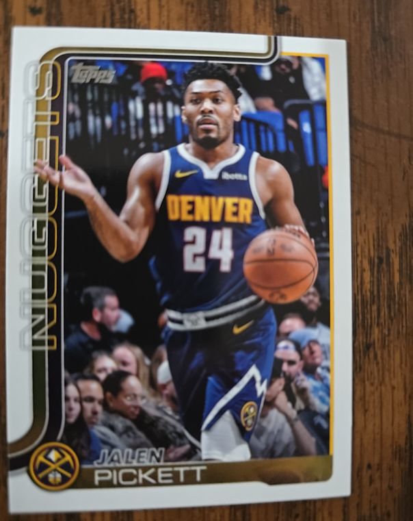 2025-26 Topps #107 Jalen Pickett — front