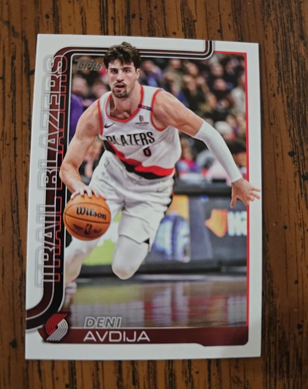 2025-26 Topps #125 Deni Avdija Portland Trail Blazers — front