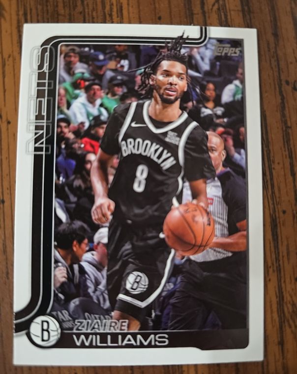 2025-26 Topps #9 Ziaire Williams — front