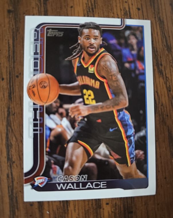 2025-26 Topps #119 Cason Wallace — front