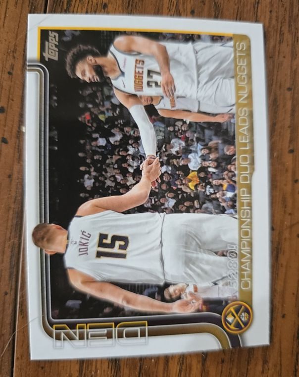 2025-26 Topps #286 Nikola Jokić Jamal Murray — front