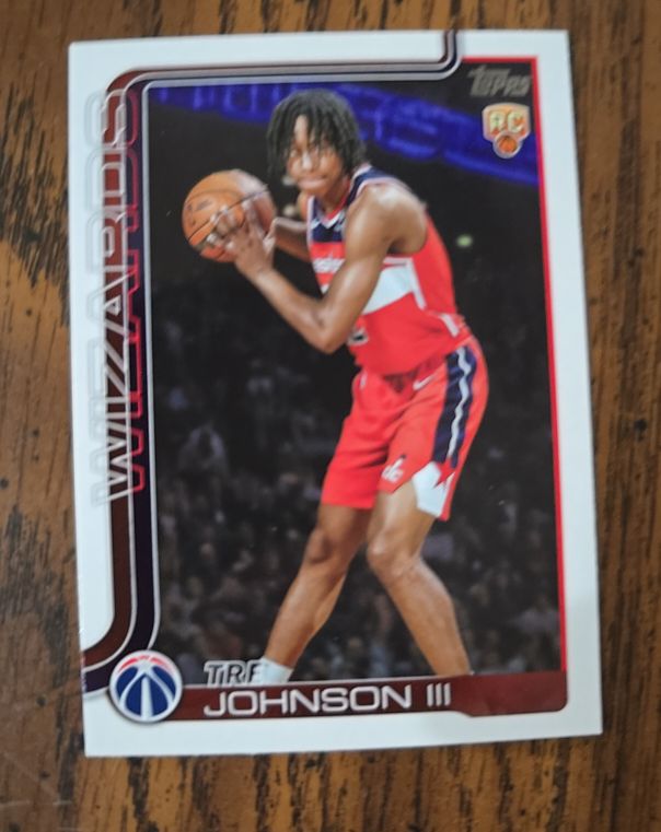 2025-26 Topps #206 Tre Johnson III — front