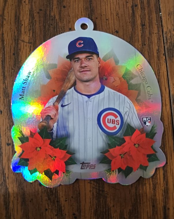 2025 Topps Holiday #OO-9 Matt Shaw — front