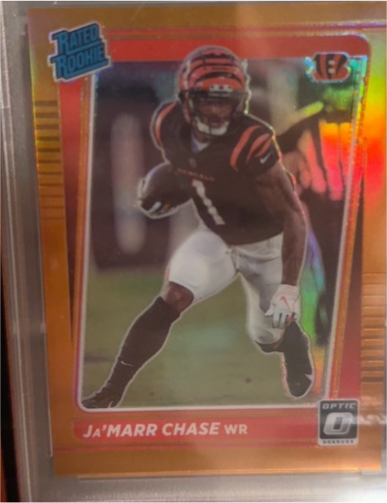 2021 Panini Donruss Optic #207 Ja'Marr Chase Rated Rookie — front