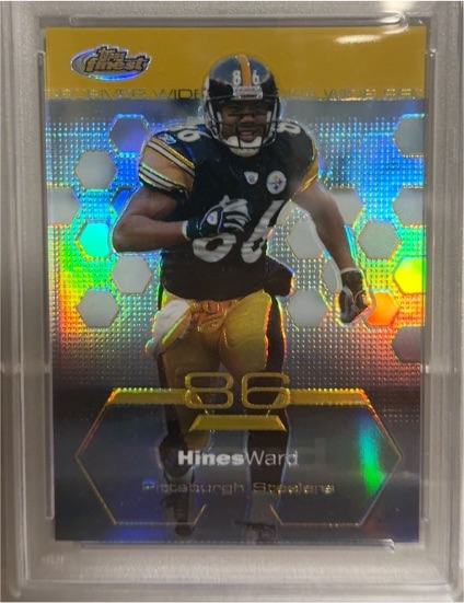 2003 Topps Finest #18 Hines Ward — front