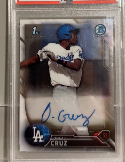 2016 Bowman Chrome Prospects Autographs #BCAP-OC Oneil Cruz — front