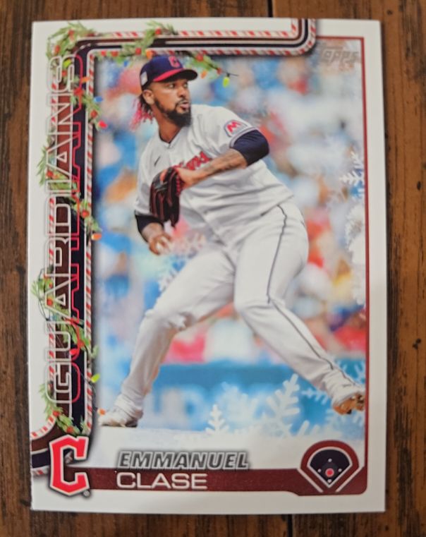 2025 Topps Holiday #H96 Emmanuel Clase — front