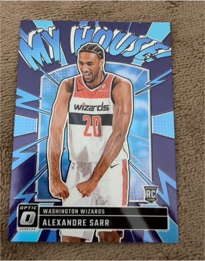 2024-25 Panini Donruss Optic #9 Alexandre Sarr My House — front