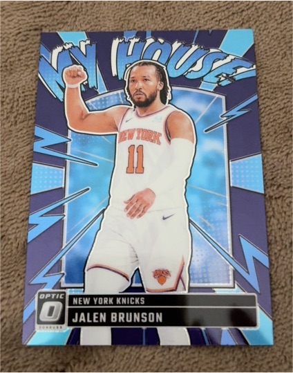 2024-25 Panini Donruss Optic #12 Jalen Brunson My House — front
