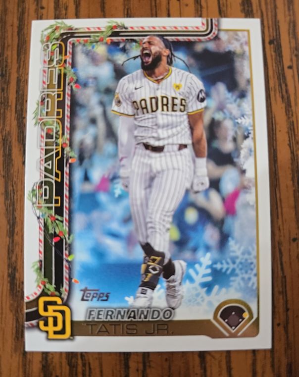 2025 Topps Holiday #H170 Fernando Tatis Jr. — front