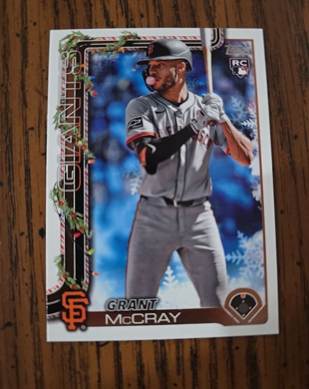2025 Topps Holiday #H53 Grant McCray — front