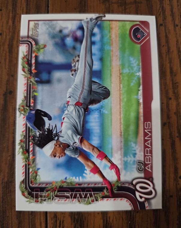 2025 Topps Holiday #HSM CJ Abrams — front