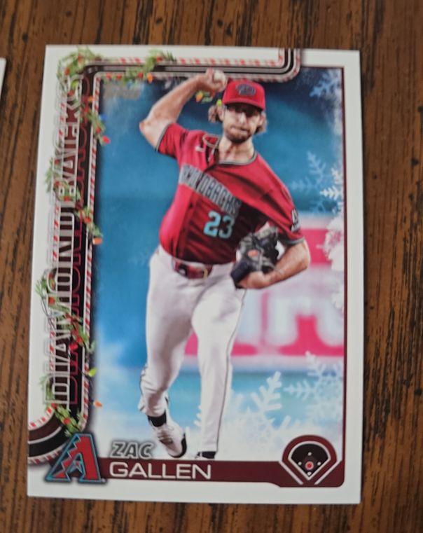 2025 Topps Holiday #H131 Zac Gallen — front