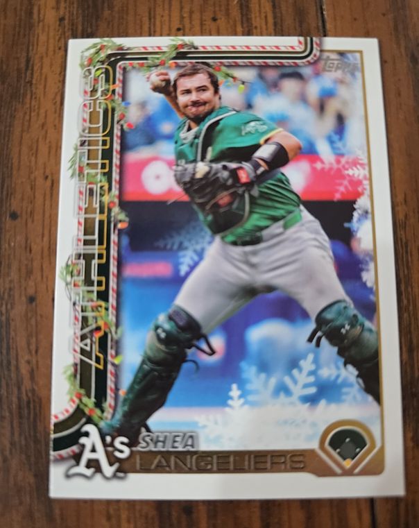 2025 Topps Holiday #H102 Shea Langeliers — front