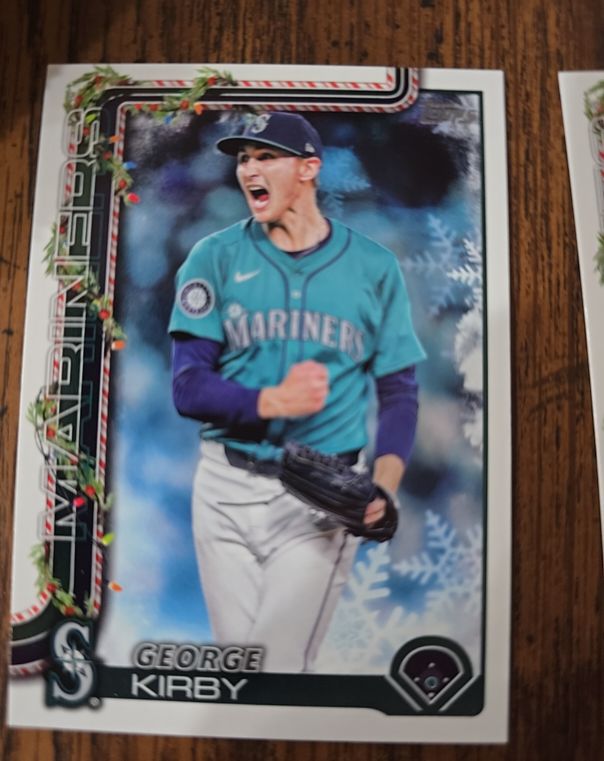 2025 Topps Holiday #H5 George Kirby — front