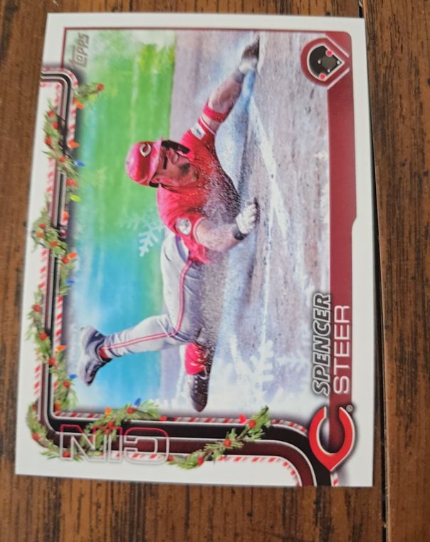 2025 Topps #37 Spencer Steer — front