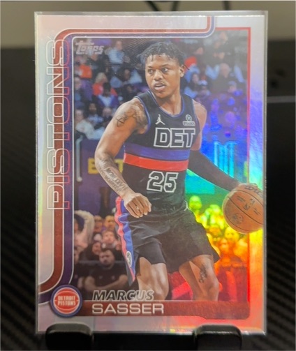 2025-26 Topps #46 Marcus Sasser — front